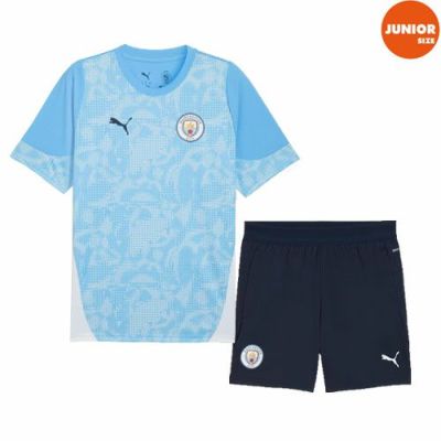PUMA プーマ キッズ 25/26 マンチェスター シティ トレーニングシャツ & ショーツ W/ 781995-01 782007-15