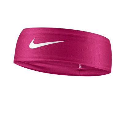 NIKE ナイキ Dri-Fit フューリー クラシックヘッドバンド ビビッドピンク/ホワイト BN3050-618