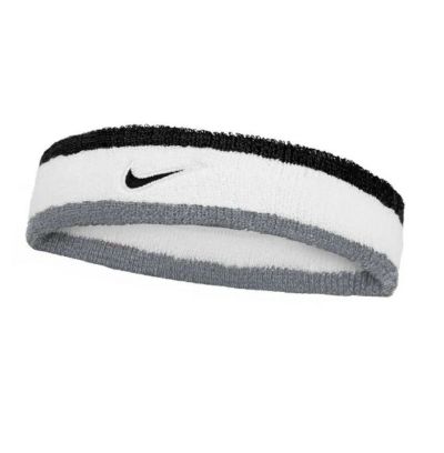 NIKE ナイキ スウッシュ クラシック ヘッドバンド ホワイト/クールグレー/ブラック BN1000-122