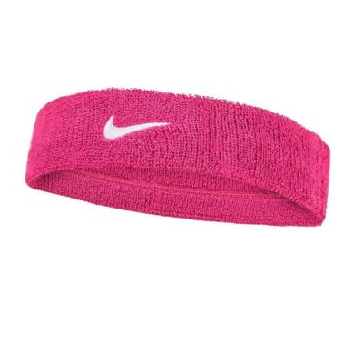 NIKE ナイキ スウッシュ クラシック ヘッドバンド ビビットピンク/ホワイト BN1000-639