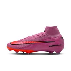 Nike Mercurial サッカーシューズ グレー/ピンク - メルカリ