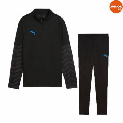 PUMA プーマ 25AW ジュニア INDIVICUP1/4ジップトップ＆ TRパンツ 660495-07 660491-07