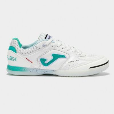 JOMA ホマ TOP FLEX INDOOR ホワイト/ターコイズ 25AW topw2502in