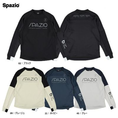Spazio スパッツィオ 脇パネルミッドトレーニングトップ 25FW GE-1129
