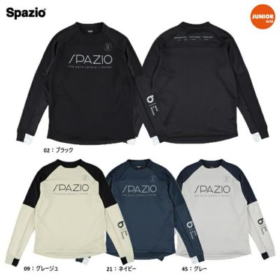 Spazio スパッツィオ Jr.脇パネルミッドトレーニングトップ 25FW GE-1132