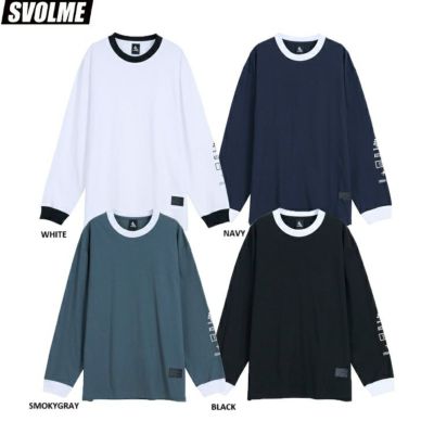 SVOLME スボルメ DRYトリムロングTシャツSDG 25AW 1253-48610 長袖 ロンT ロングTシャツ カジュアル