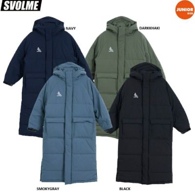 《予約10月上旬発売》SVOLME スボルメ ジュニア Jr発熱中綿ベンチコート 25AW 1253-50804