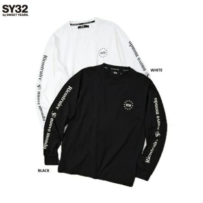 SY32 by SWEET YEARS ｴｽﾜｲｻｰﾃｨﾄｩｰ ﾊﾞｲ ｽｳｨｰﾄｲﾔｰｽﾞ SLEEVE MESSAGE L/S TEE 25FW 15505