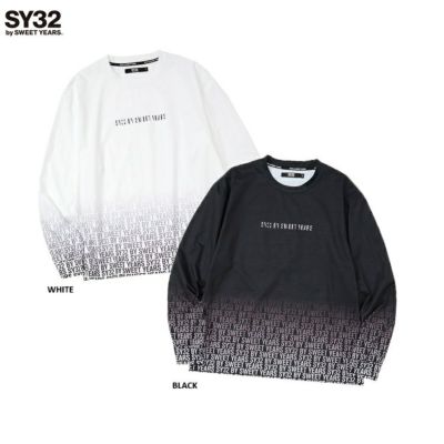 SY32 by SWEET YEARS ｴｽﾜｲｻｰﾃｨﾄｩｰ ﾊﾞｲ ｽｳｨｰﾄｲﾔｰｽﾞ SLEEVE MESSAGE L/S TEE 25FW 15507