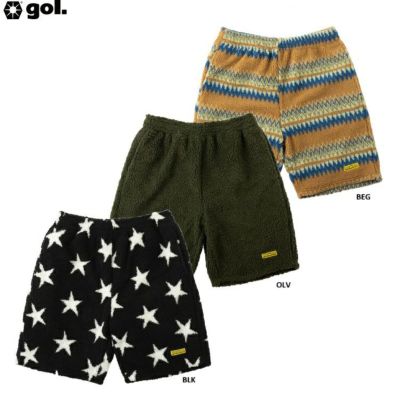 gol. ゴル ボアフリースショーツ ＜モロッカン＞ 25AW g554-350