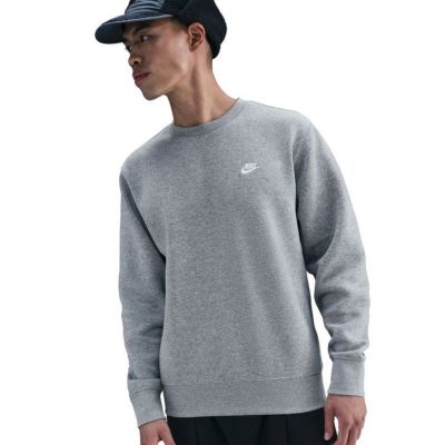 NIKE ナイキ NSW クラブ BB クルー L/S トップ グレー fn3887-063