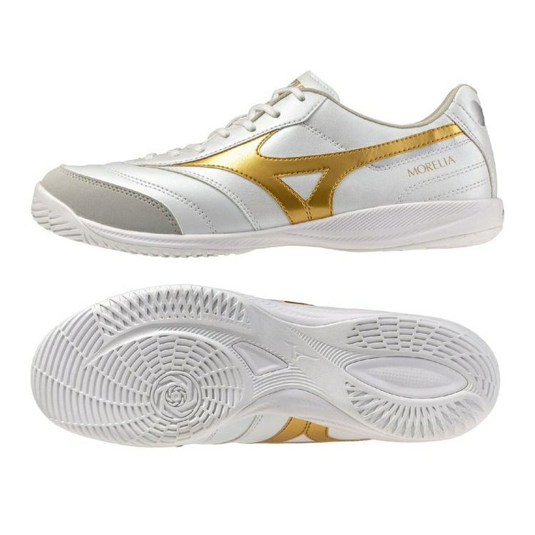 MIZUNO ミズノ モレリア サラ PRO IN スーパーホワイトパール×ゴールド
