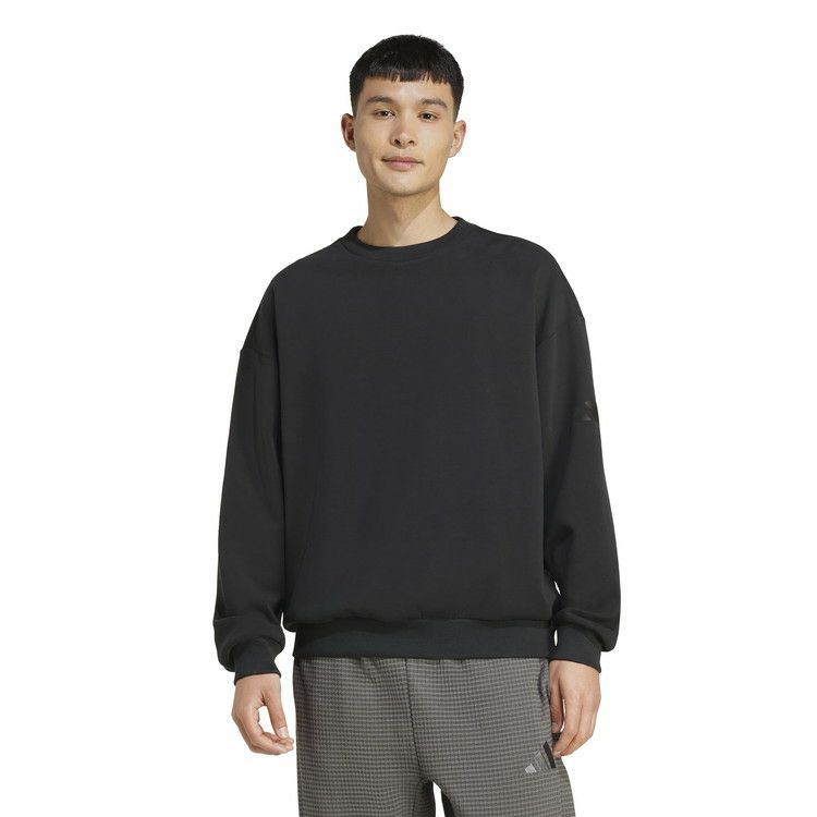 adidas アディダス M ASZN SOFTLUX クルースウェット ブラック 26SS