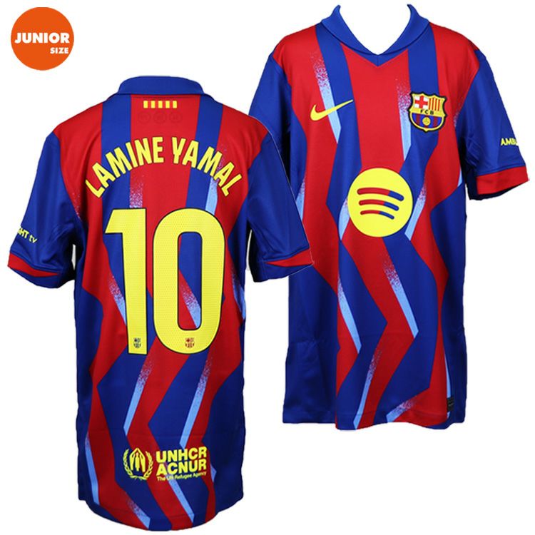 キッズ ＃10 ラミン・ヤマル NIKE ナイキ 25/26 FCバルセロナ 4th